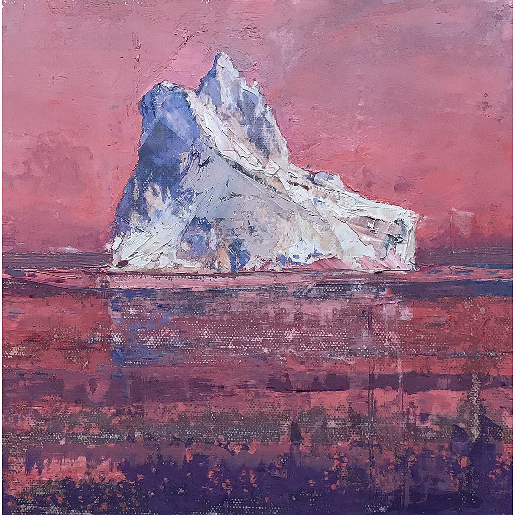 Iceberg 6 Oil 10inx10in
