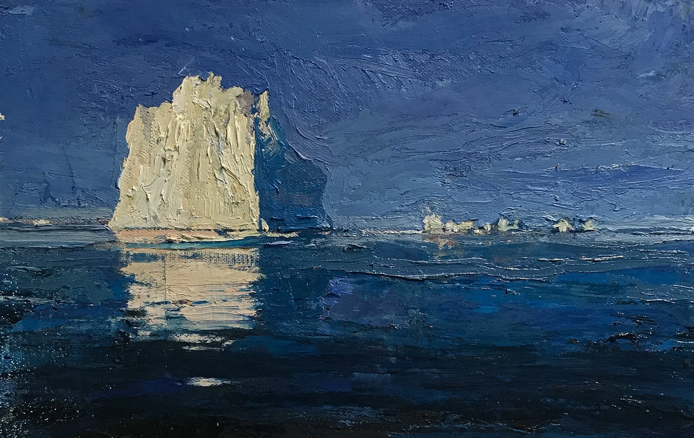Iceberg 1 Oil 11inx5in