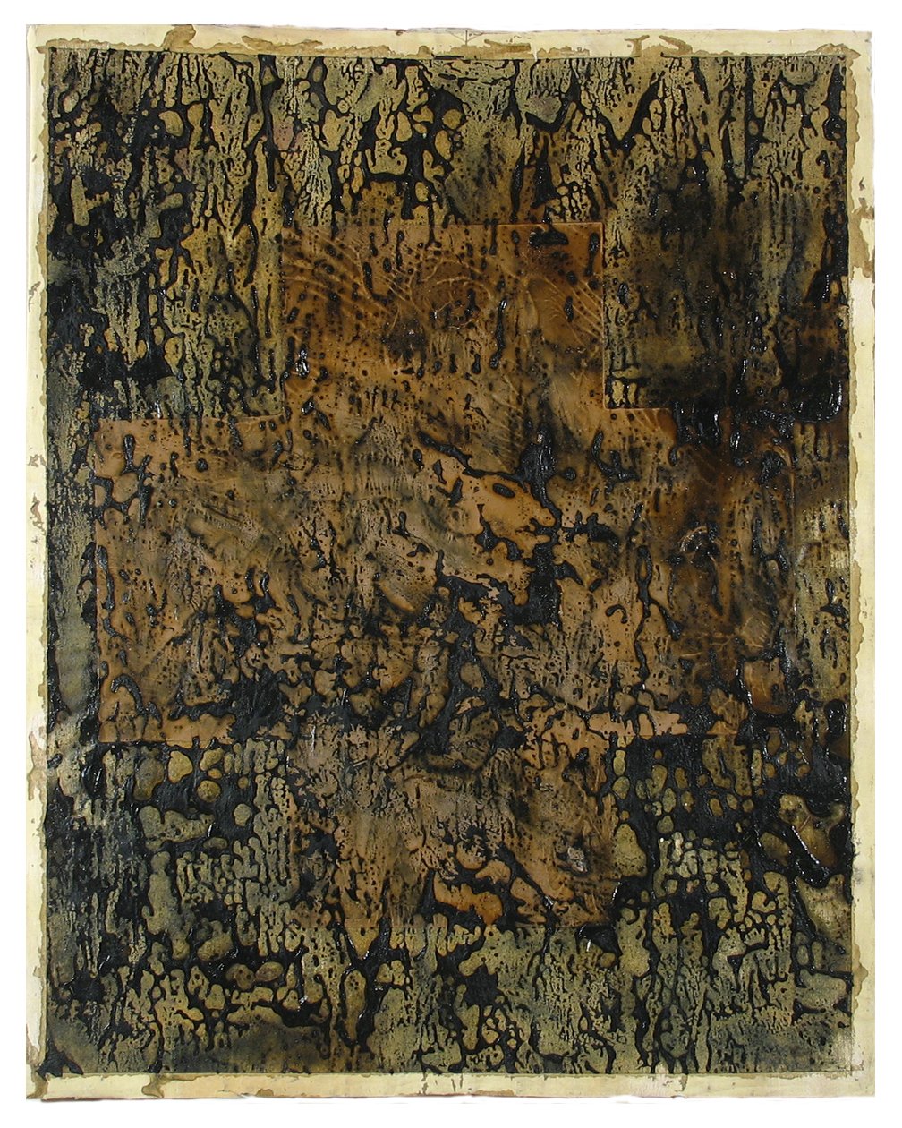 Red Cross Enamel Engine Oil On Canvas 32inx40in