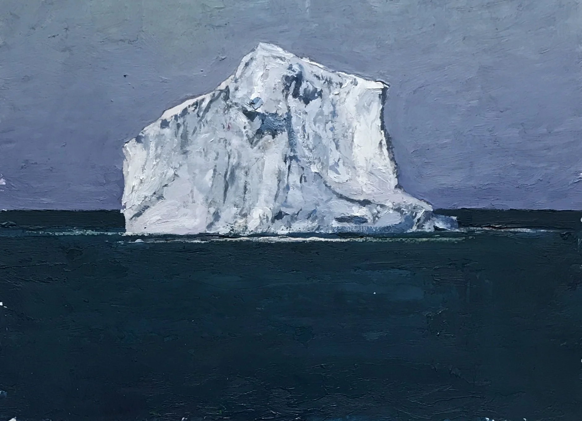 Iceberg 8 Oil 11inx5in