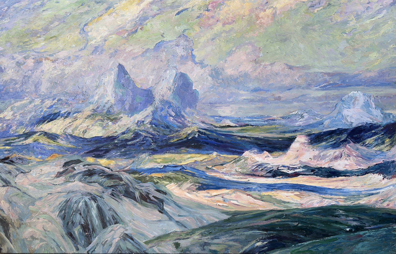 Storm Coming Oil On Canavas 80inx40in