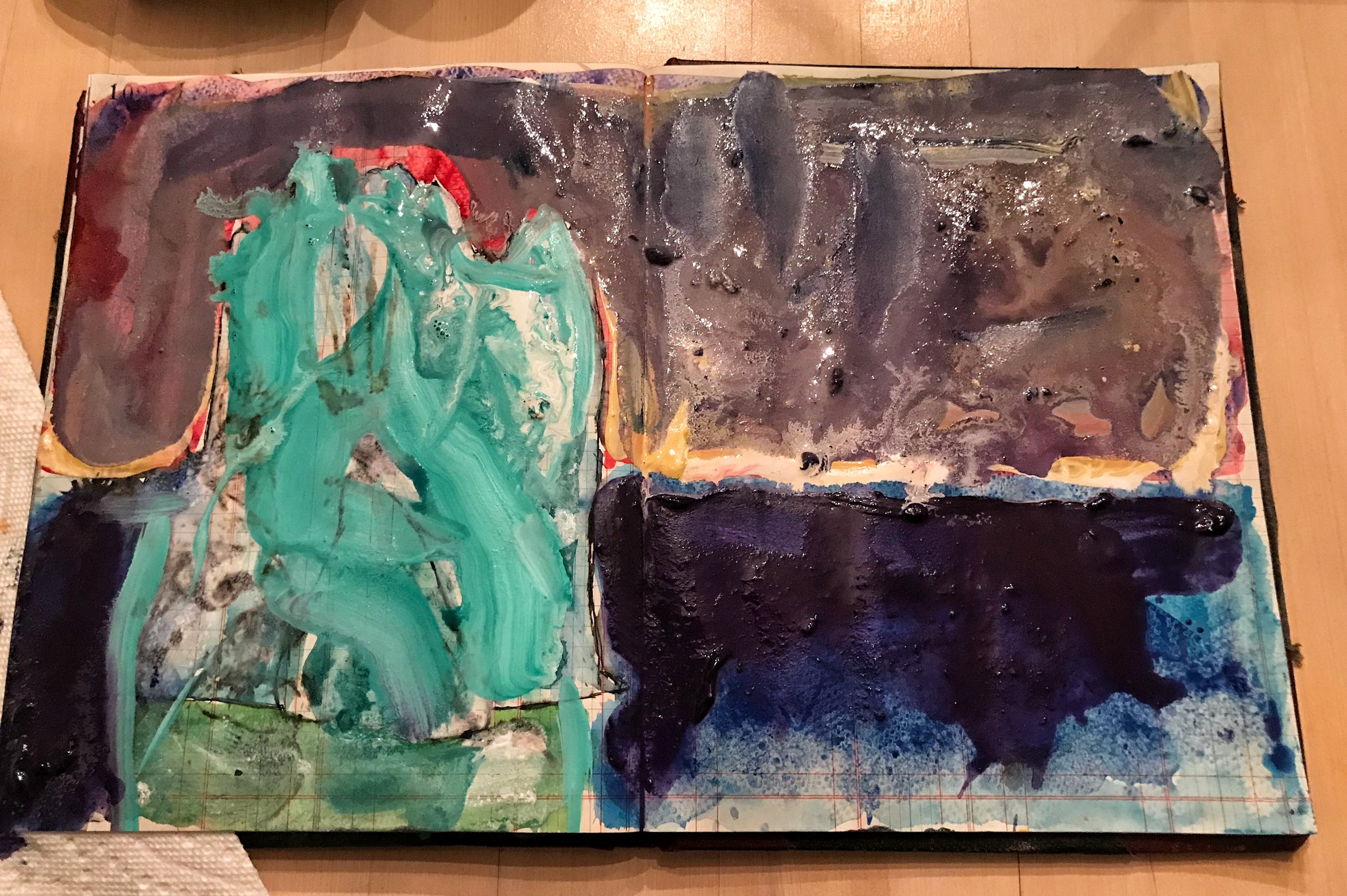 Ledger Artist Book Pages 1