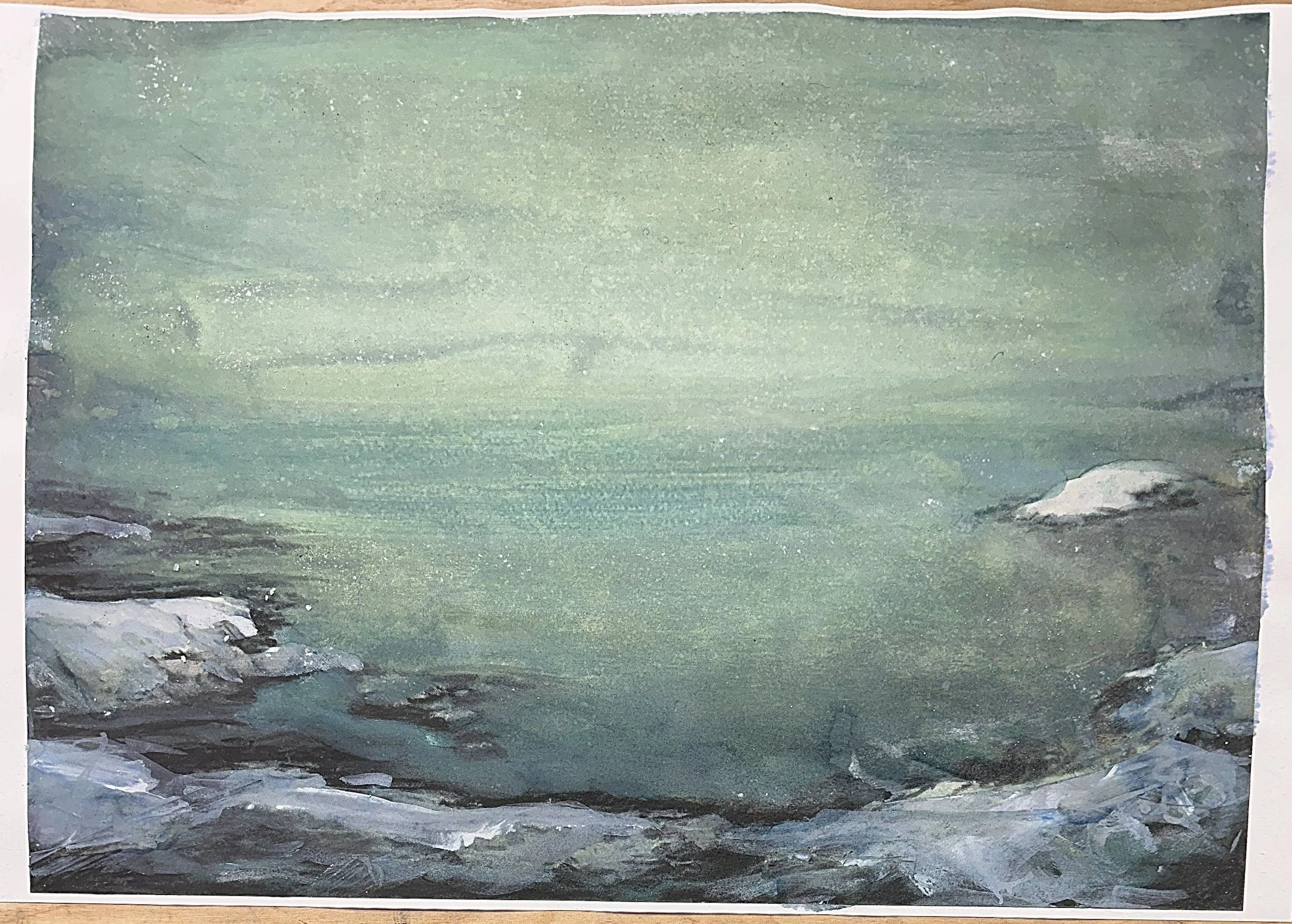 Maine Storm 12inx18in