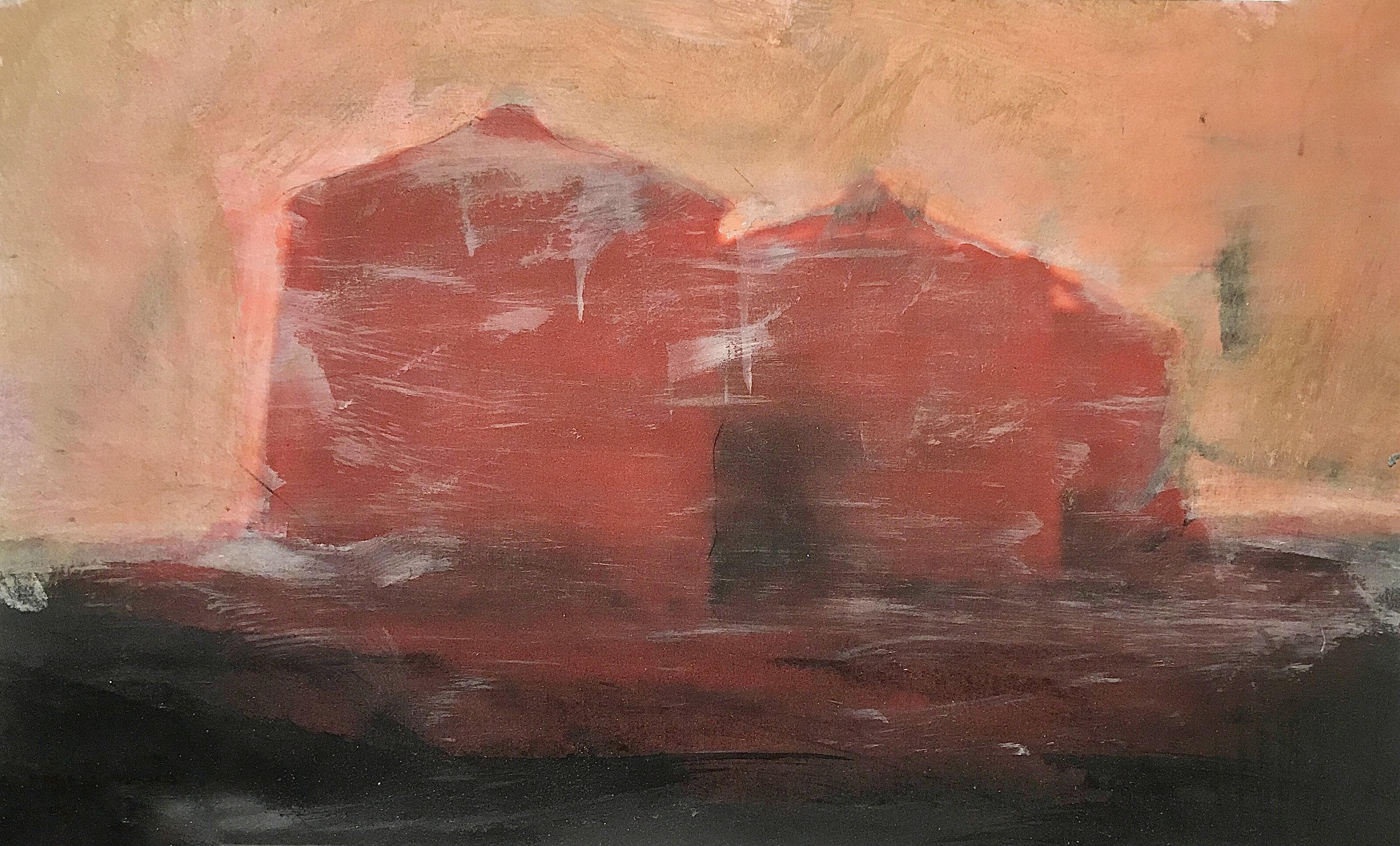 Iowa 11 Oil 14inx8in