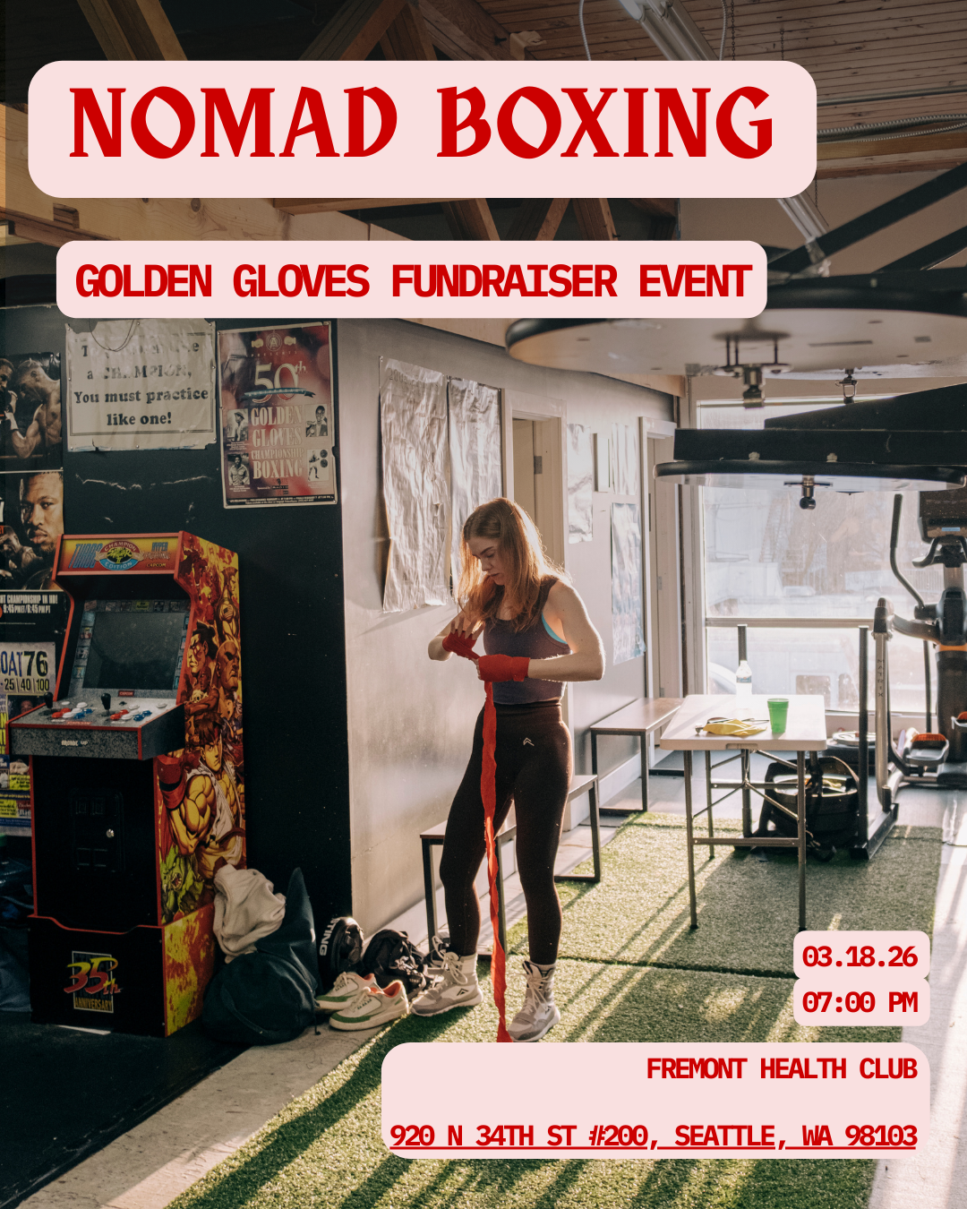 Fremont Health Club - Nomad Boxing Fundraiser Event  