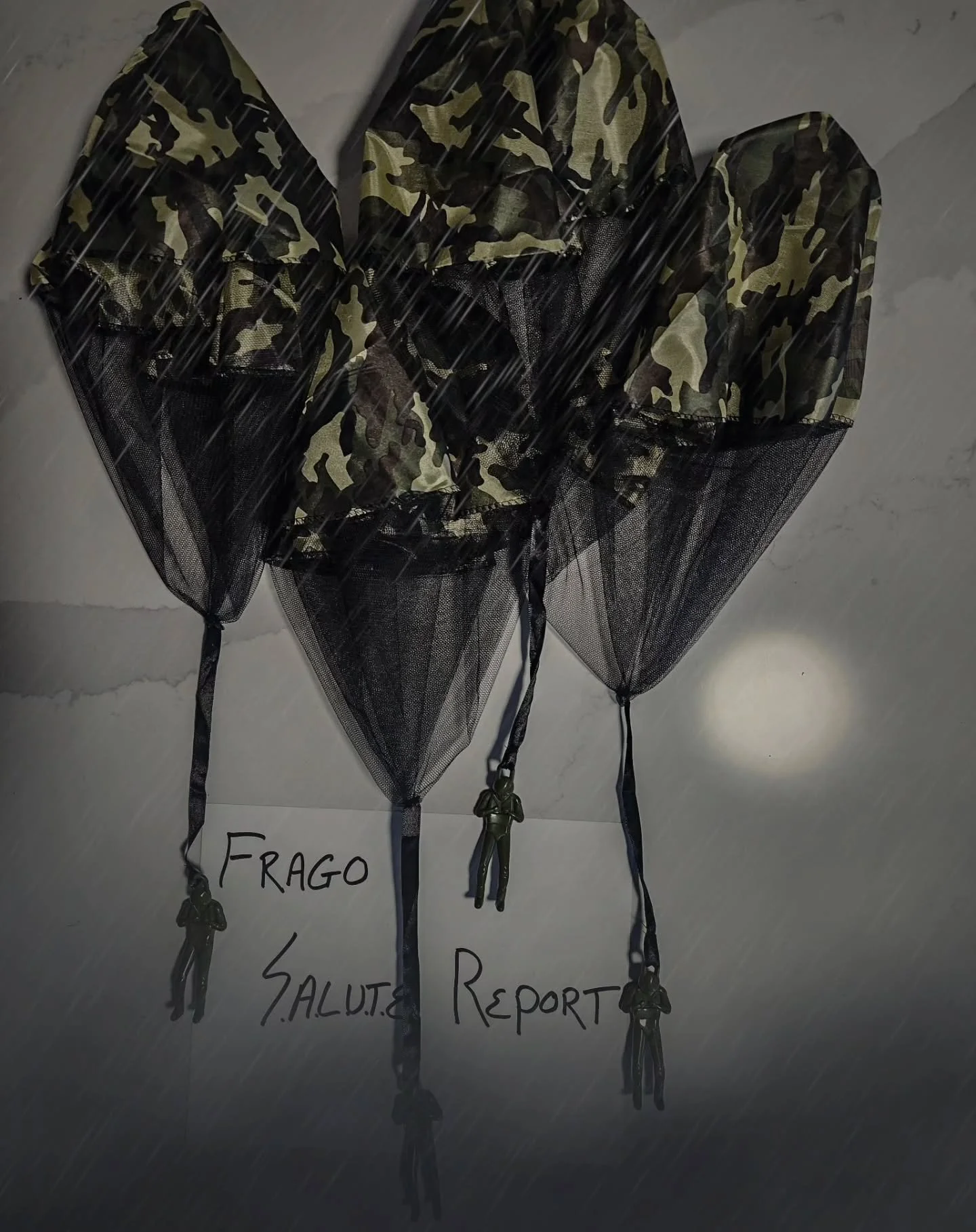 Situation: You're just just going about every day Calumet life when the shadows of Russian paratroopers  block out the sun.  In chaos, information is critical. Take notes and issue a SALUTE report. 

2026 Wolverine 5K FRAGO
~ A Tactical Adventure Rac