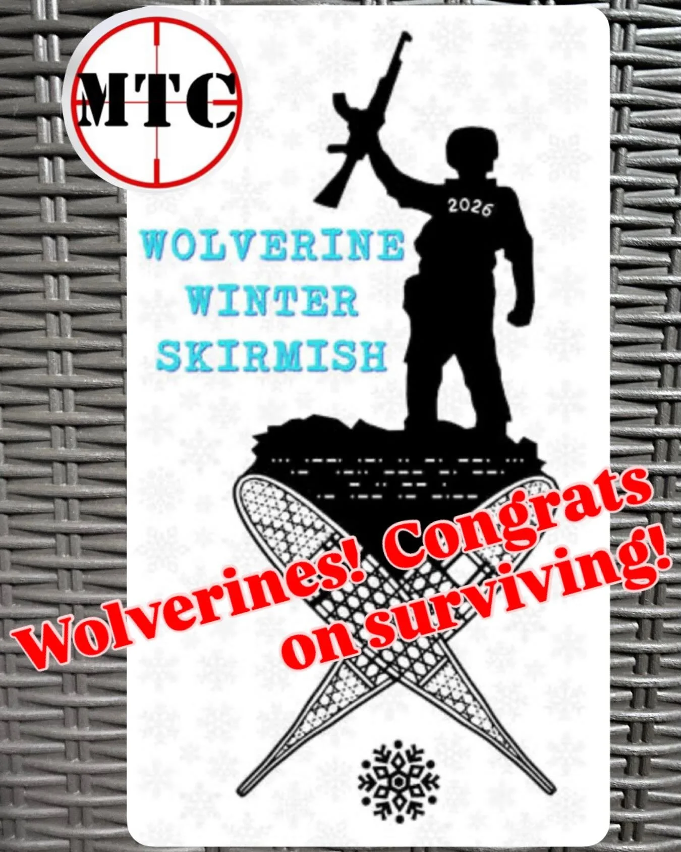 The FIRST Wolverine Winter Skirmish at Marksmanship Training Center is in the books!! A MASSIVE thank you to all our sponsors!!! A MASSIVE thank you to the many volunteers. And a MASSIVE thank you to all the Wolverines competing. The weather leading 