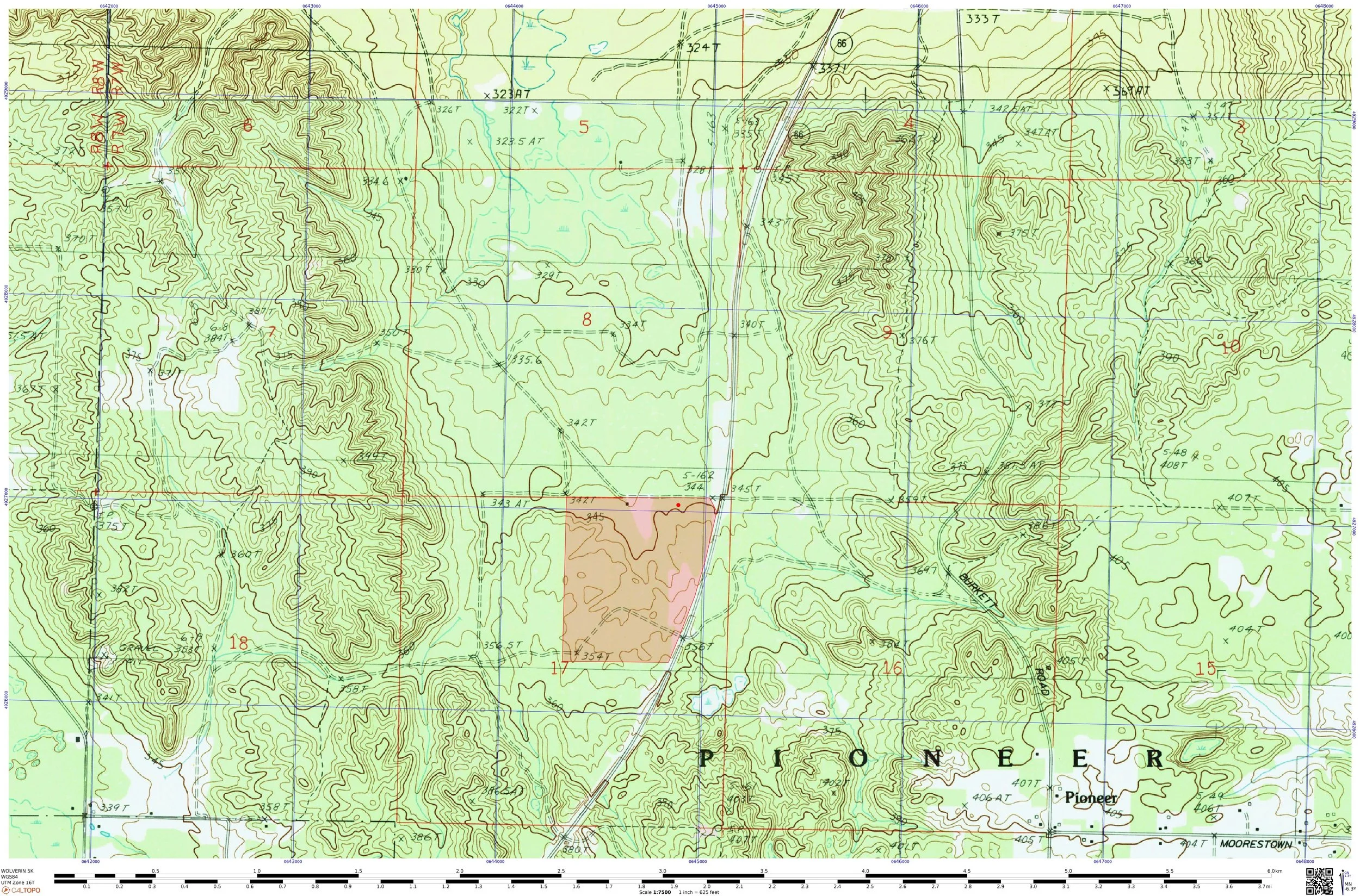 The 5K Land Navigation Orienteering Portion