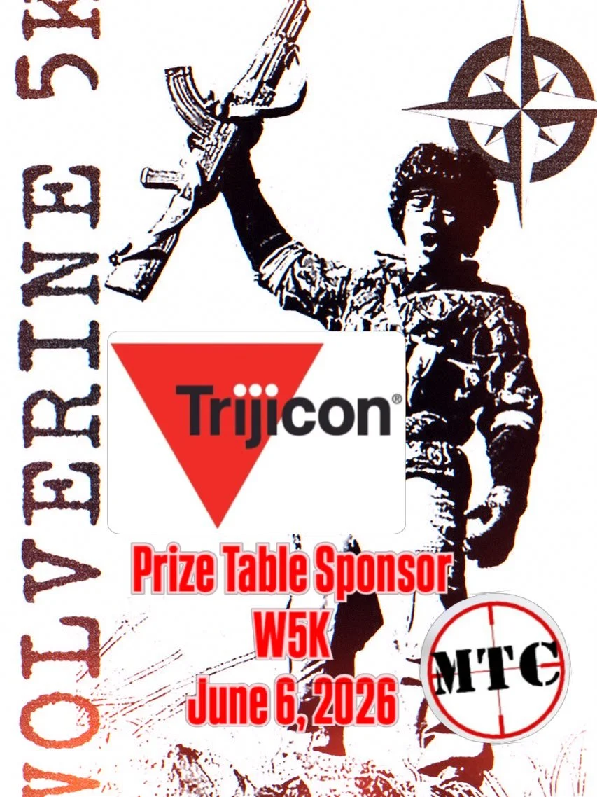 Trijicon is back as a Wolverine 5K Tactical Adventure Race sponsor (and competitor!) Thank you for your generous support! See you at Marksmanship Training Center June 6, 2026. @trijicon @marksmanship_training_center