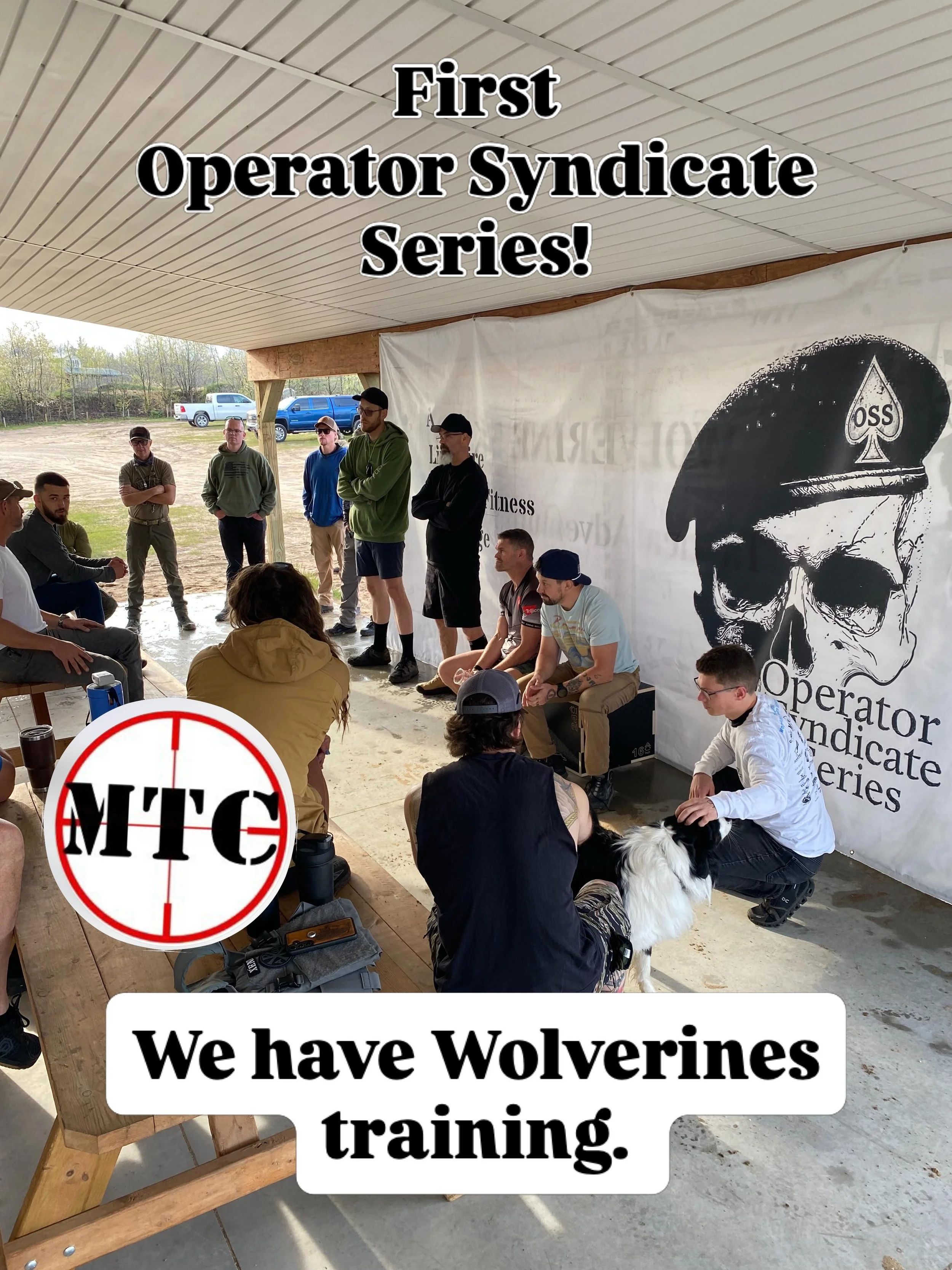 The first Operator Syndicate Series is happening now!! We have Wolverines preparing for W5K June 6th. Join the next OSS session June 20th. @operator_syndicate_series @marksmanship_training_center