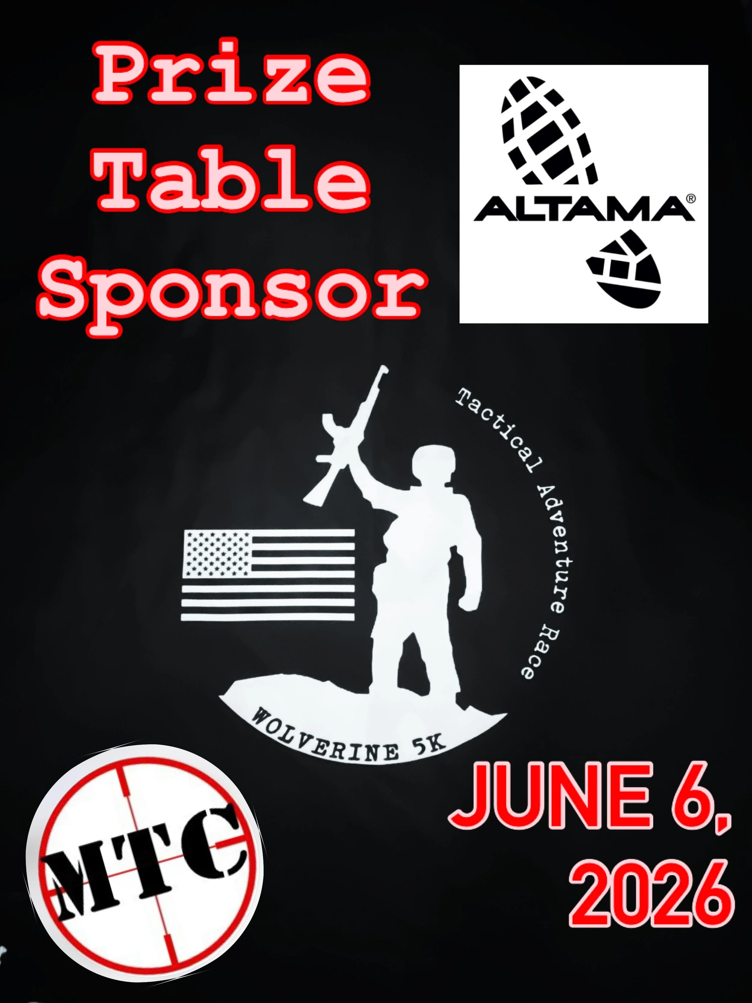 Wolverines, win a pair of Altama boots at the 11th annual Wolverine 5K Tactical Adventure Race! Thank you Original Footwear for your continued support! June 6, 2026 at Marksmanship Training Center. @altamaboots @originalswat @marksmanship_training_ce
