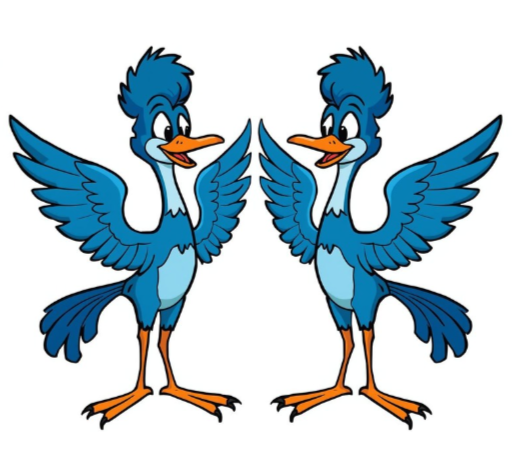 Geometric drawing of an outline square with sections divided by vertical, horizontal, and half circle lines.