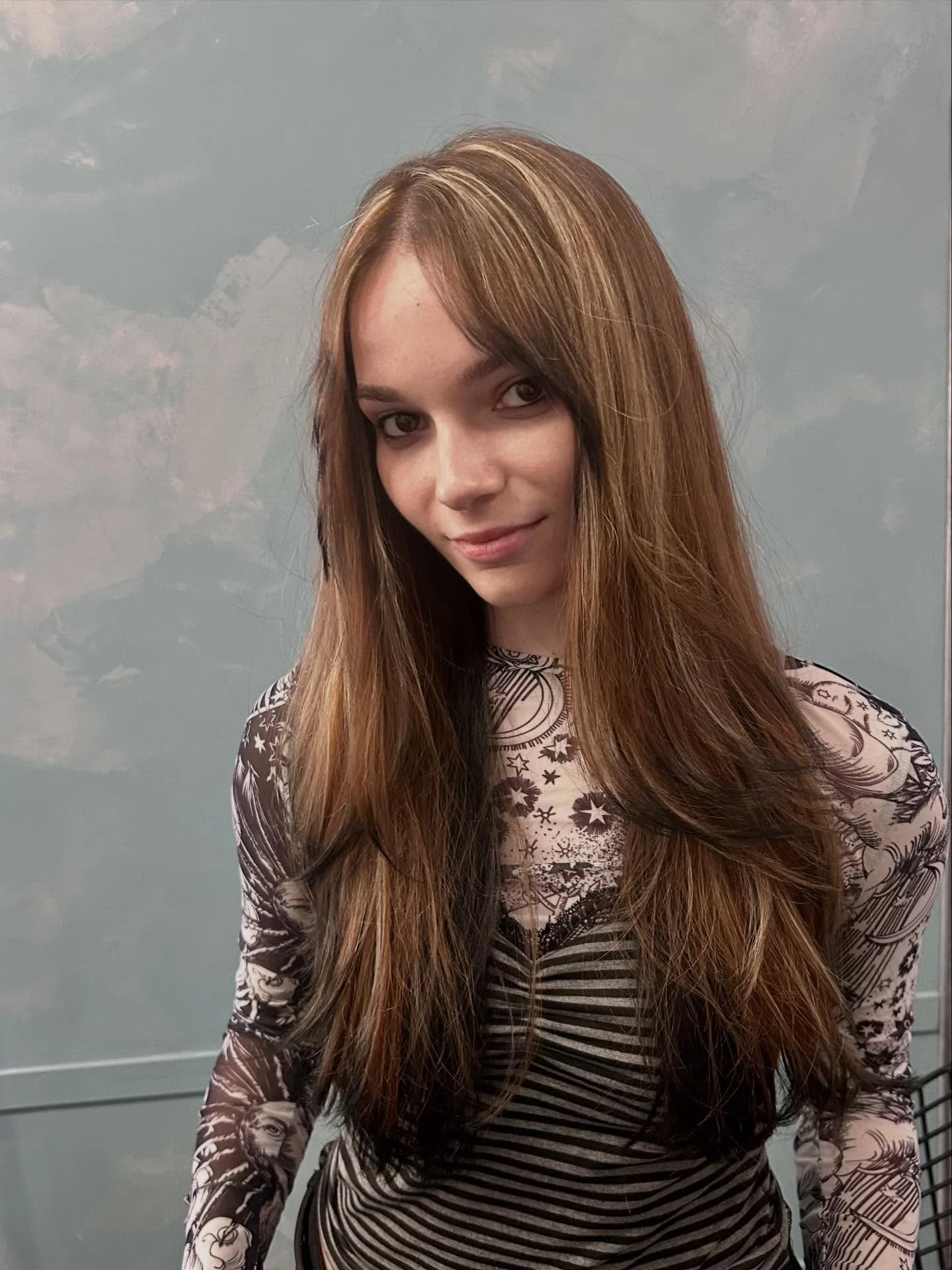 Calico Color and Cut by PJ. Book your appointment with her from Wednesday to Saturday. #calicohair #eastvillagenyc #cutandcolor #highlights @prettypeacheshair