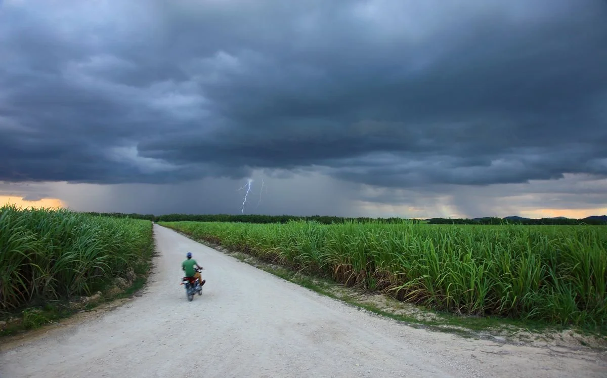Anocheciendo en el Canaveral, La Romana. 2020
