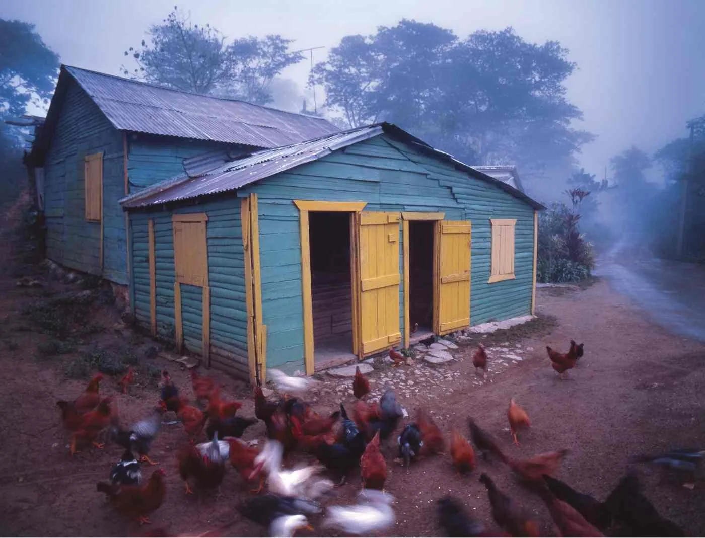 Amaneciendo en La Lomota, Puerto Plata. 1999