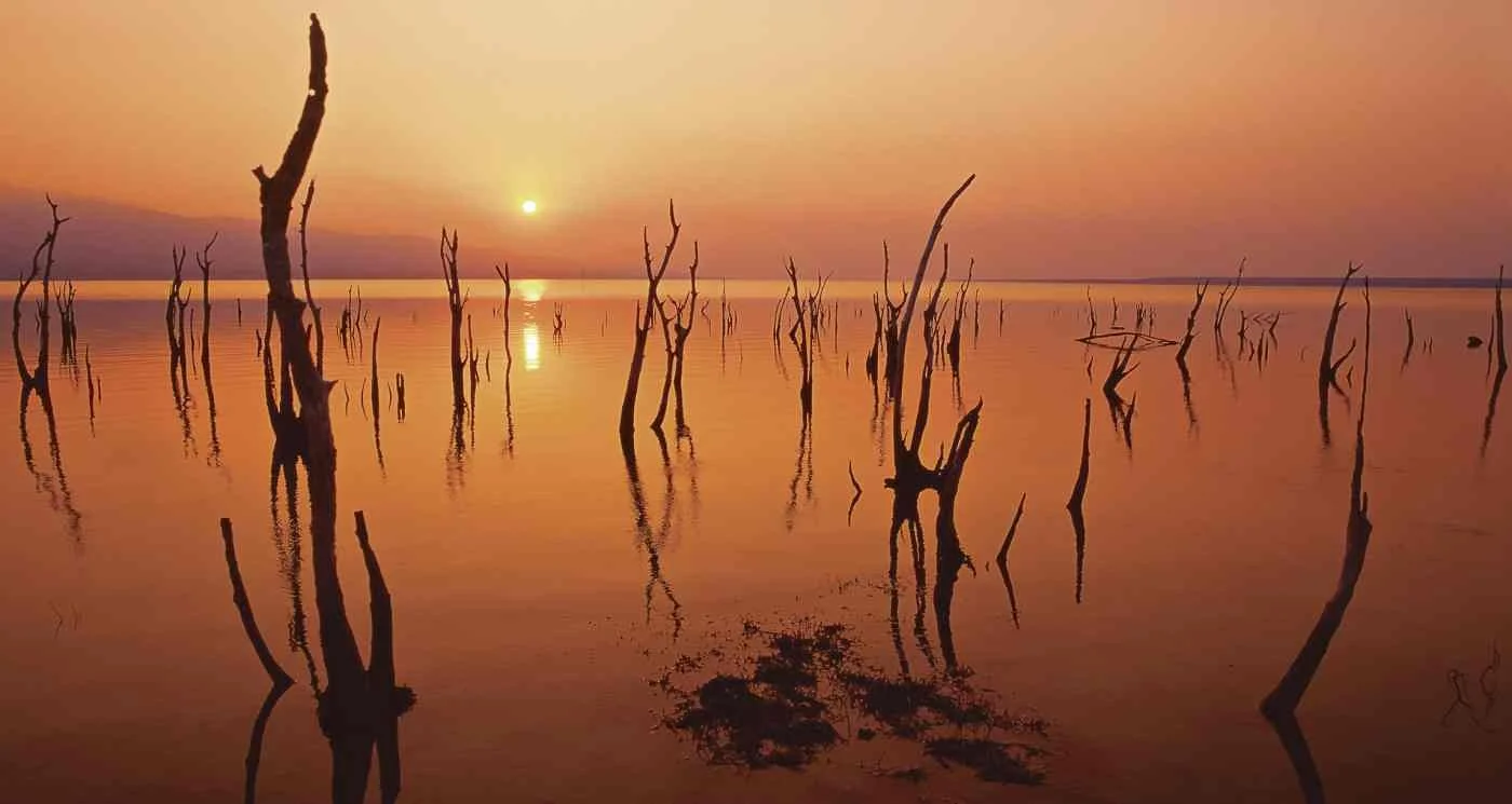 Amaneciendo en Lago Enriquillo. 2005