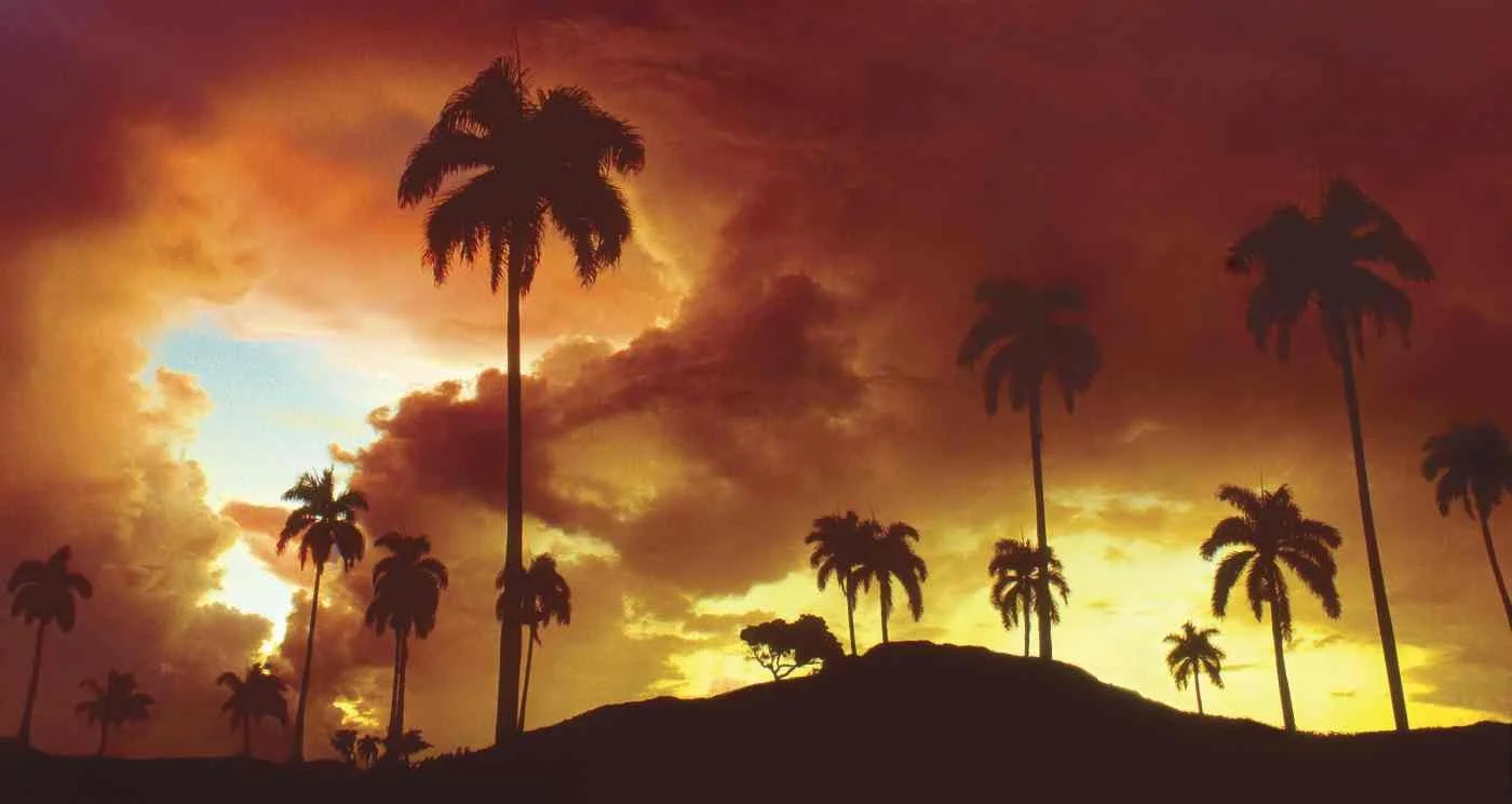Ocaso en Puerto Plata. 1982