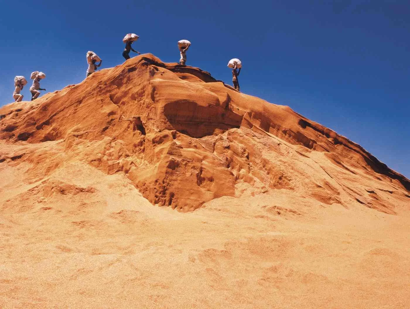 Cargadores de Jicomé. 1987