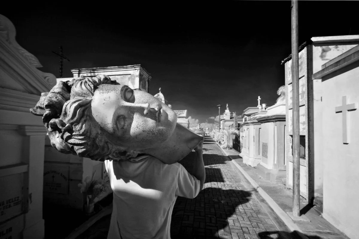 En el Cementerio de Santiago. 2008