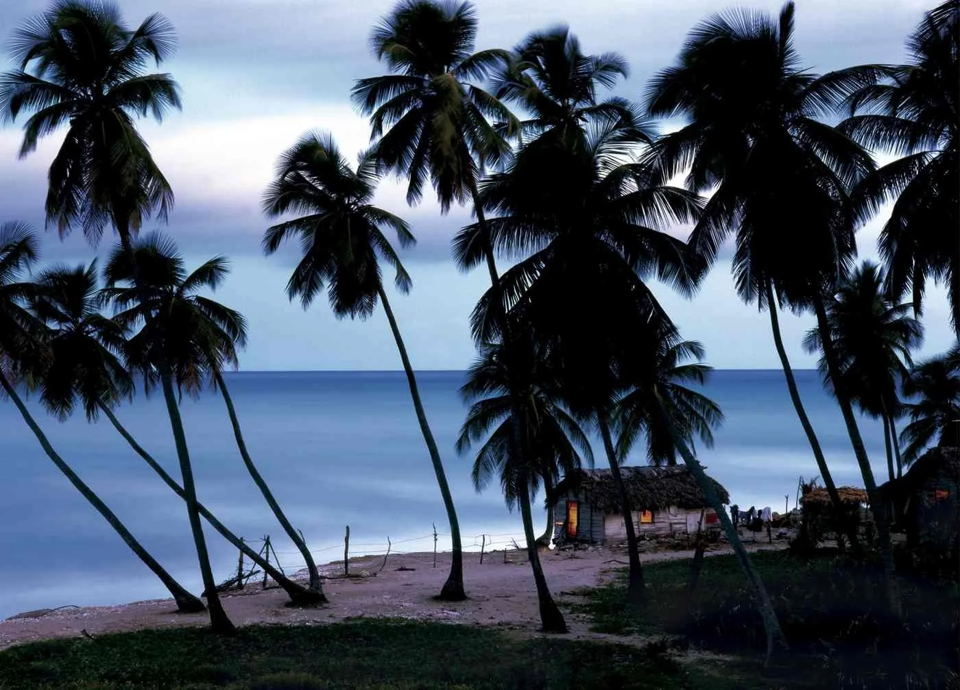 Anocheciendo en la Costa de Barahona. 1998