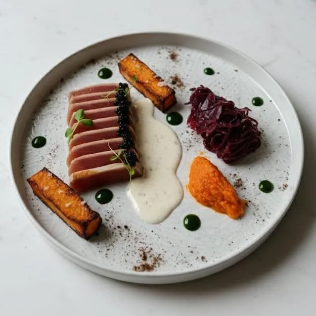 &ldquo;L&rsquo;attenzione ai dettagli &egrave; di chi ci tiene.&rdquo;

🐟 Tataki di tonno rosso: una scottatura rapida ad alta temperatura, esterno appena caramellato e cuore crudo, puro, setoso.
🎃 La zucca bilancia con una dolcezza misurata, la co