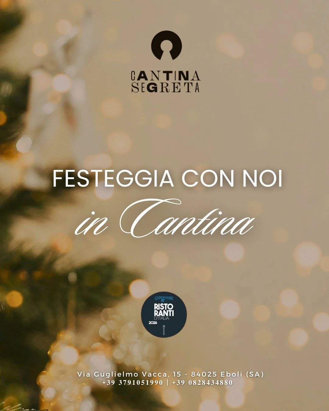 ✨ 𝐅𝐞𝐬𝐭𝐞𝐠𝐠𝐢𝐚 𝐢𝐥 𝐍𝐮𝐨𝐯𝐨 𝐀𝐧𝐧𝐨 𝐜𝐨𝐧 𝐍𝐨𝐢 ✨

Siamo felici di svelarvi i men&ugrave; del Cenone di Capodanno e del Pranzo del Primo dell&rsquo;Anno, finalmente pronti! 

Abbiamo pensato ogni portata con cura, tra sapori autentici e i