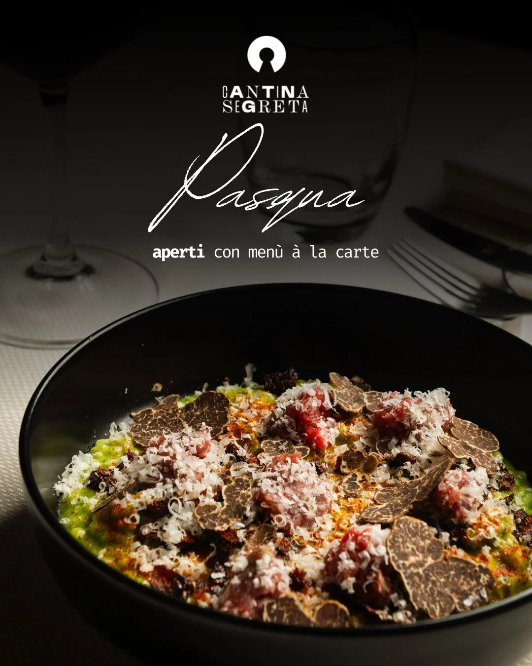 Pasqua.

Gli ultimi giorni di questo men&ugrave;.

Prima del cambiamento, prima di un nuovo percorso.

Saremo aperti con men&ugrave; &agrave; la carte, lasciando libert&agrave; di scegliere e costruire la propria esperienza. 

&mdash;- 

📍 Via Gugli