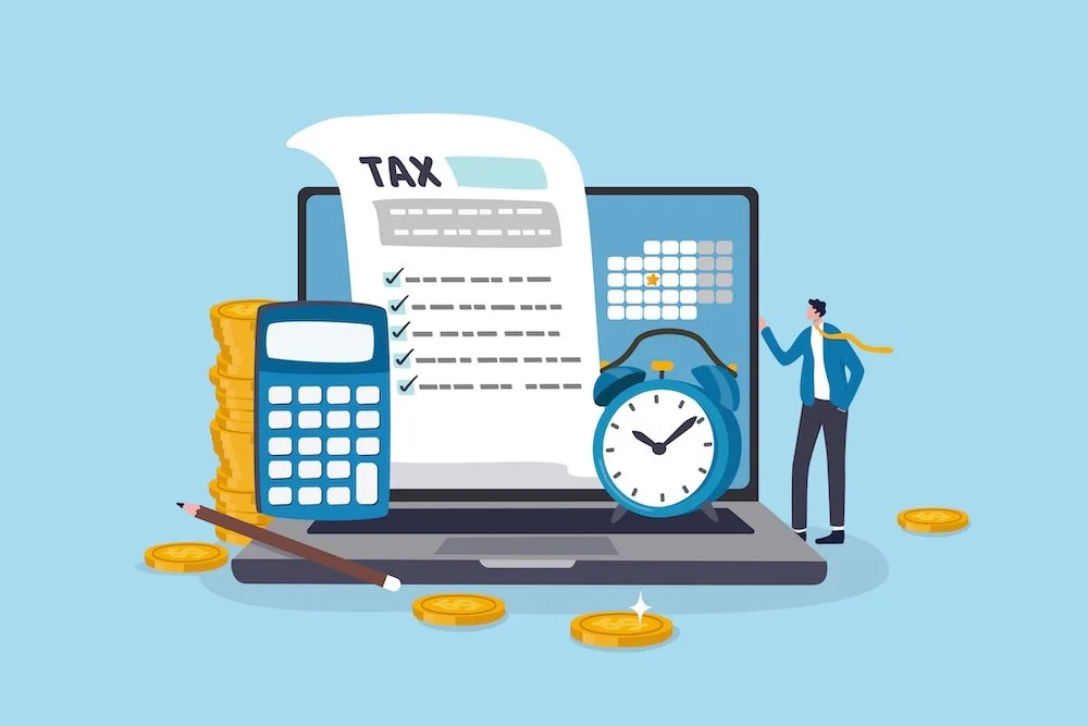 Small business payroll and tax compliance illustration — contractor payment tracking and 1099 workflow systems built by JT Donn, operations consultant in Denver, CO