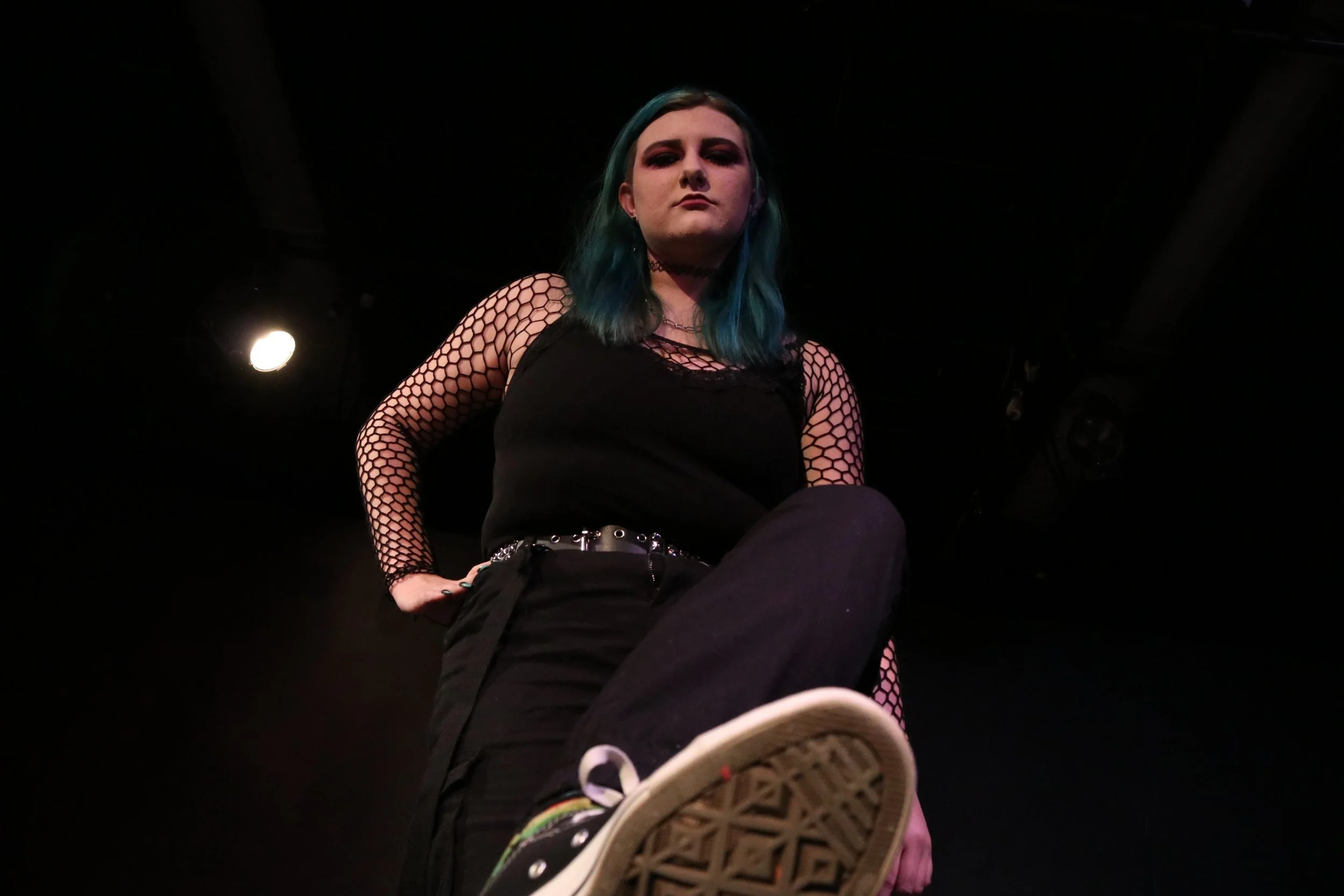 From a photoshoot promoting "Carrie", Mar 2022. The punk.

Client: Off Off Broadway (University of South Carolina)
Actor: Alyssa Morgan