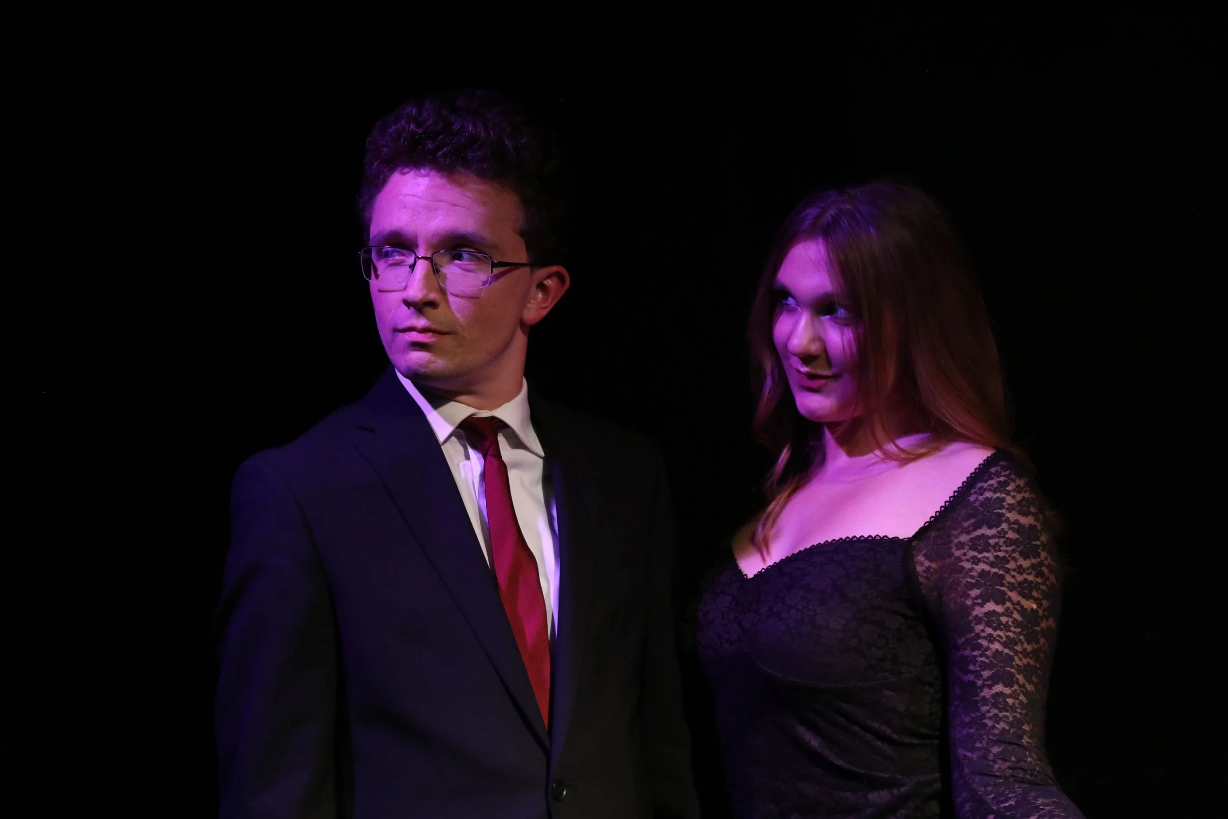 From a photoshoot promoting "Chicago", Apr 2023. Roxie Hart sweetens the deal.

Client: Off Off Broadway (University of South Carolina)
Actors: Jack Child, Cala Tenhaeff