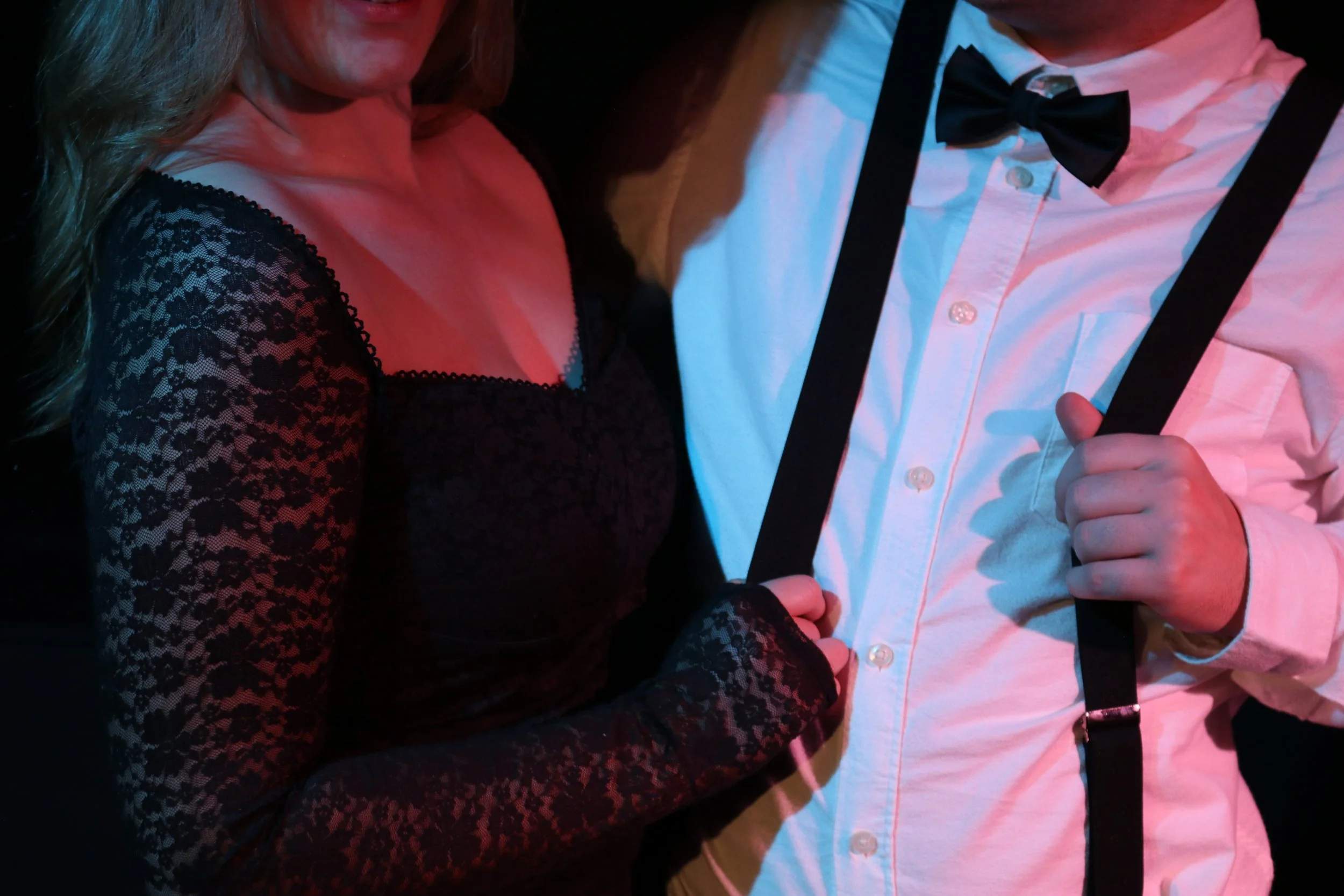 From a photoshoot promoting "Chicago", Apr 2023. Hold your partner close.

Client: Off Off Broadway (University of South Carolina)
Actors: Cala Tenhaeff, Will MacDonald