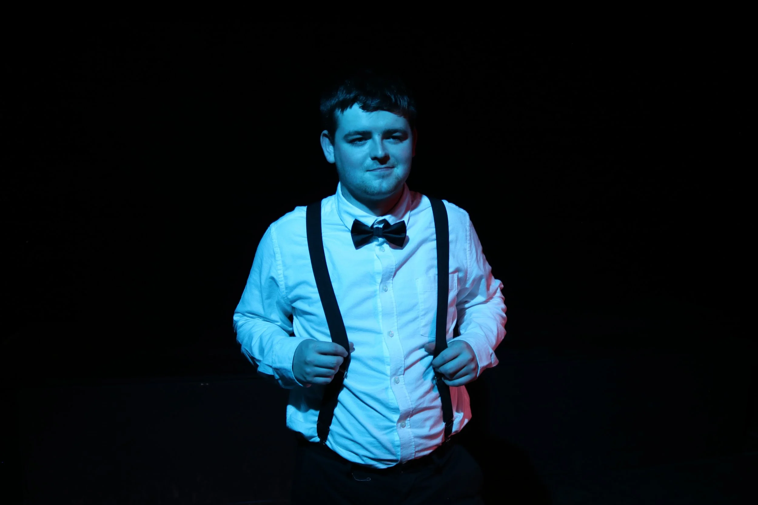 From a photoshoot promoting "Chicago", Apr 2023. "Amos. That's right, Mr. Flynn. Amos"

Client: Off Off Broadway (University of South Carolina)
Actor: Will MacDonald