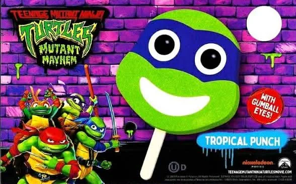 A fruit-flavored frozen pop shaped like your favorite crime-fighting turtle. Kids go crazy for this one