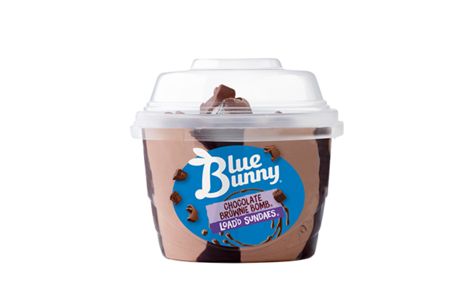 A generously filled ice cream cup stacked with toppings and flavor. Every bite is a little different