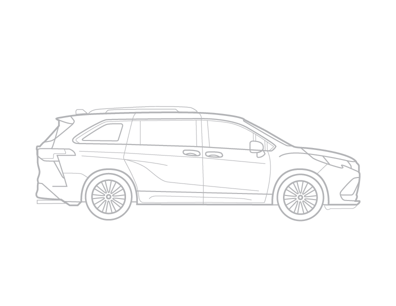 Med Black Transport vehicle outline representing private, luxury non-emergency medical transportation