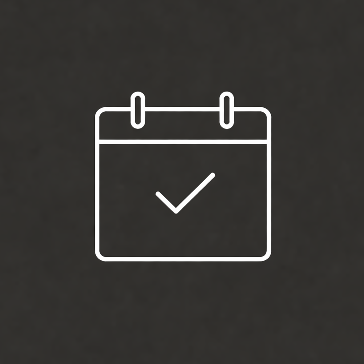 Geometric drawing of an outline square with sections divided by vertical, horizontal, and diagonal lines.