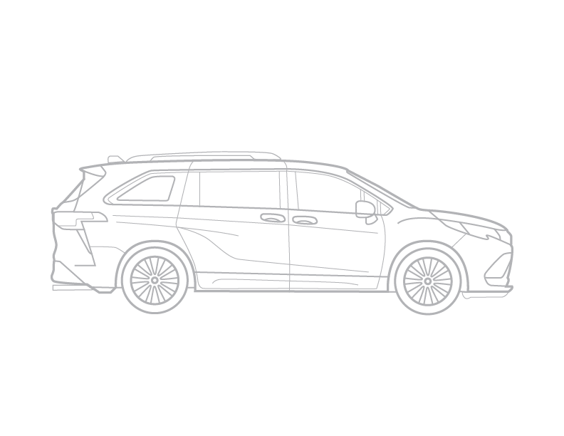 Med Black Transport vehicle outline representing private, luxury non-emergency medical transportation