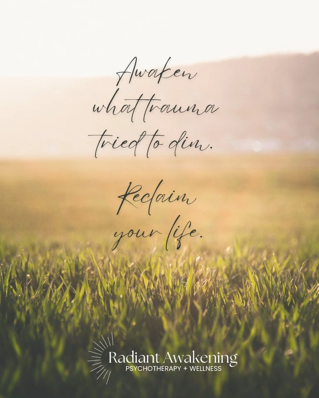 Reducing pain is only part of healing.

Healing is also about reconnecting with joy, presence, freedom, pleasure, possibility, self-trust, and the parts of yourself that deserve to fully come alive again.