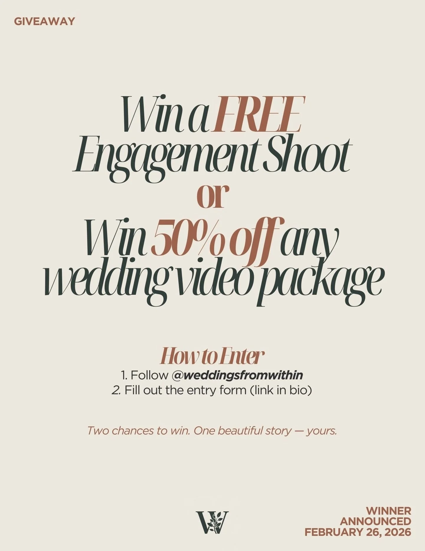 CONTEST ALERT 🤍

We&rsquo;re still feeling so inspired after meeting so many incredible couples at the Wonderful Wedding Show this weekend. Thank you to everyone who took the time to visit us, share your stories, and connect with us&mdash;it truly m
