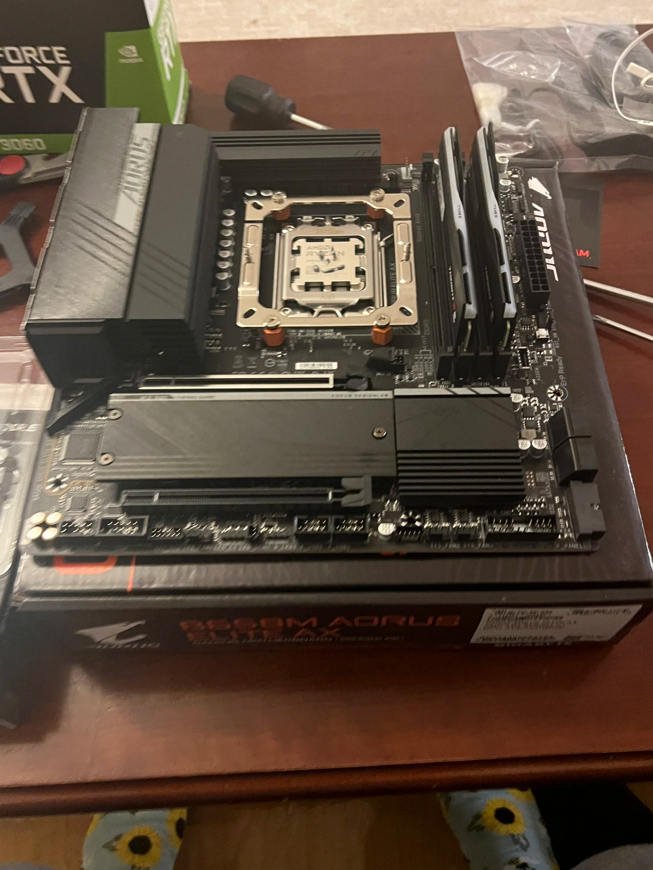 Thermal Paste Application on CPU