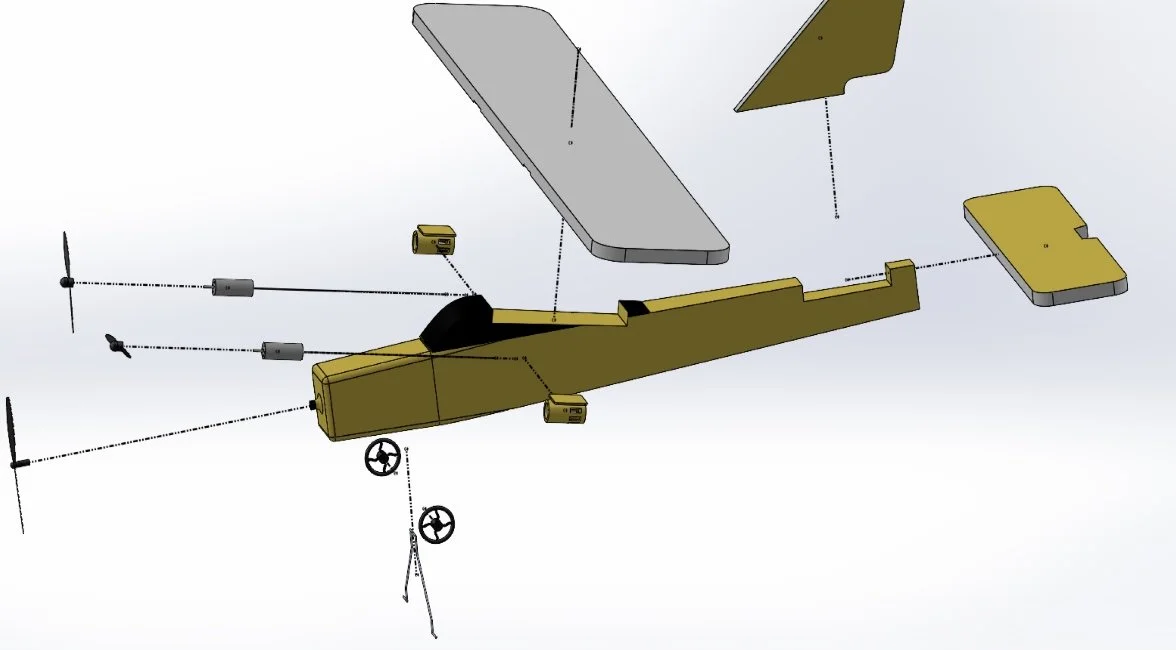 Exploded View of RC Plane