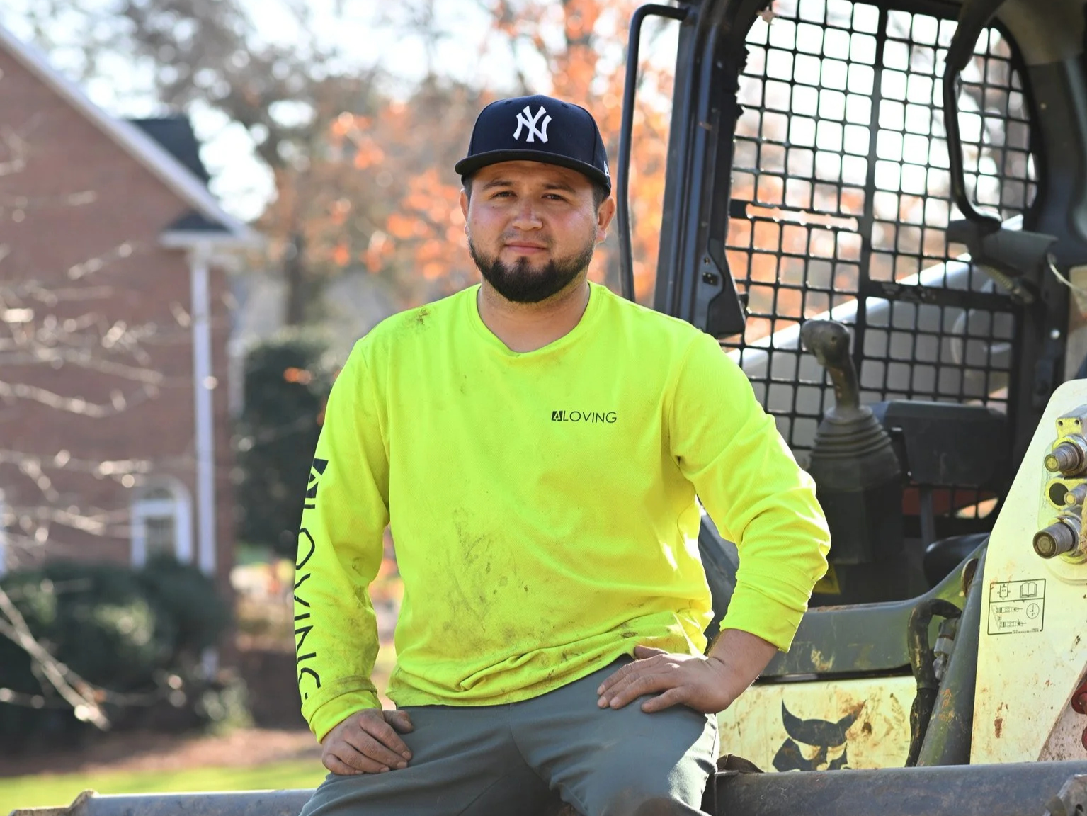 LOVING TEAM member pausing for a photo op in Charlotte, NC.