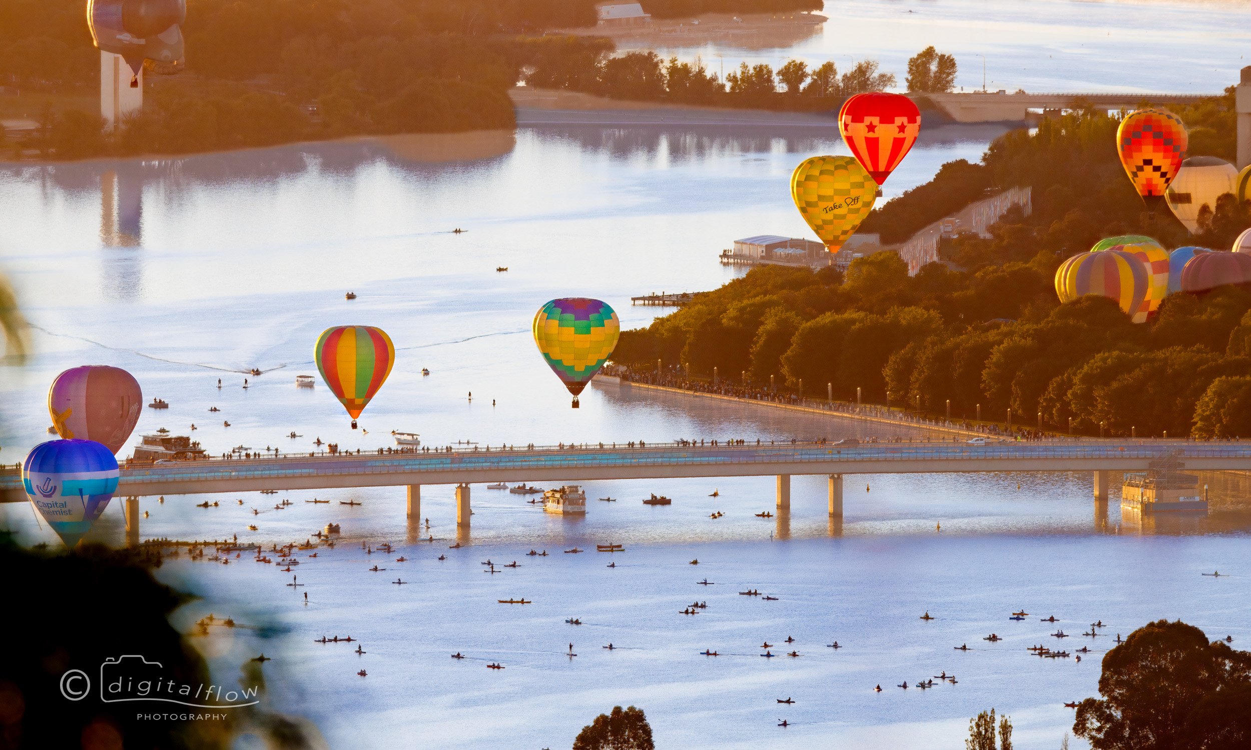 Balloons over Canberra