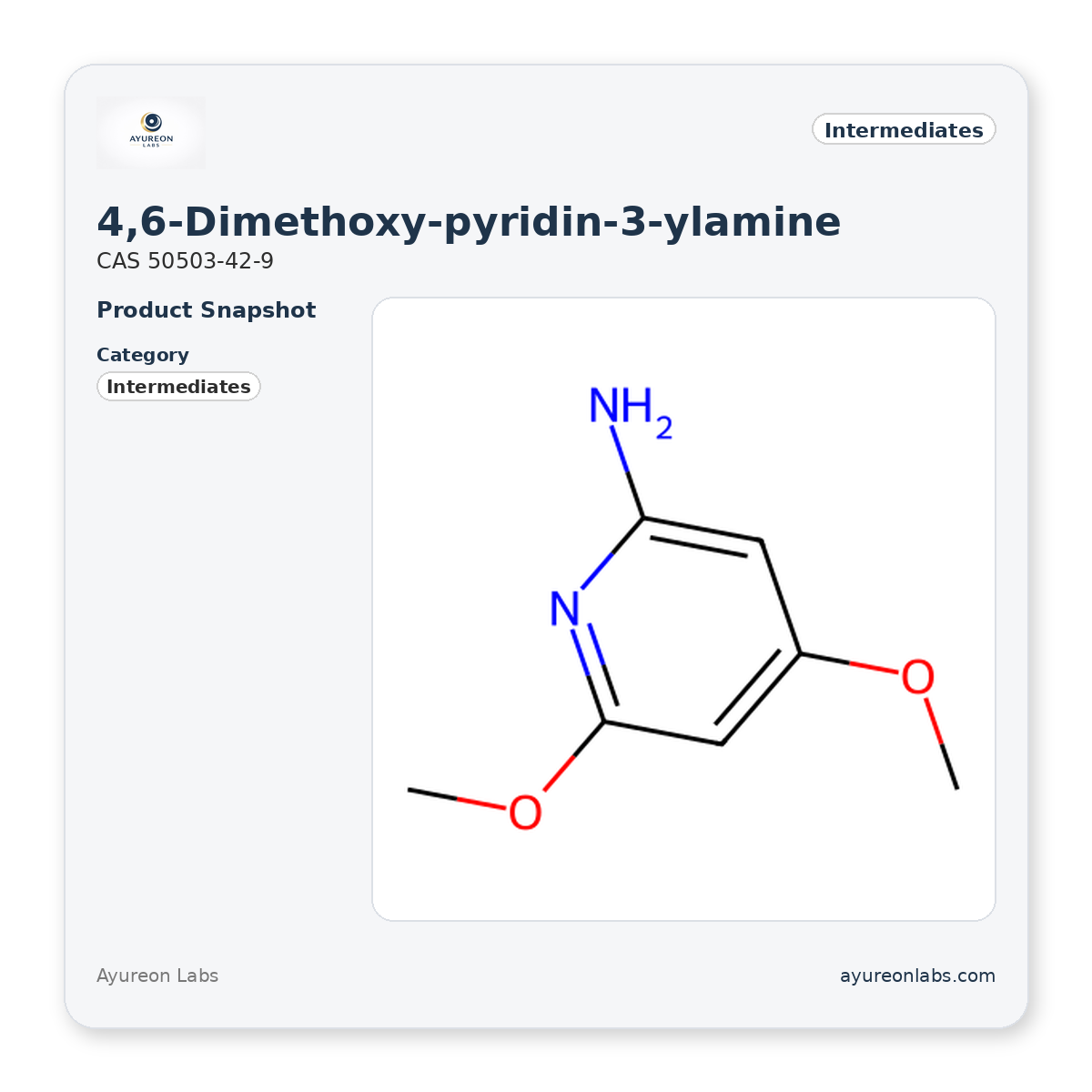 4,6-Dimethoxy-pyridin-3-ylamine