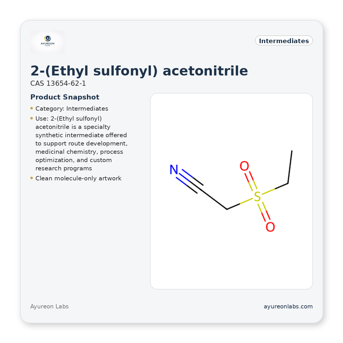 2-(Ethyl sulfonyl) acetonitrile