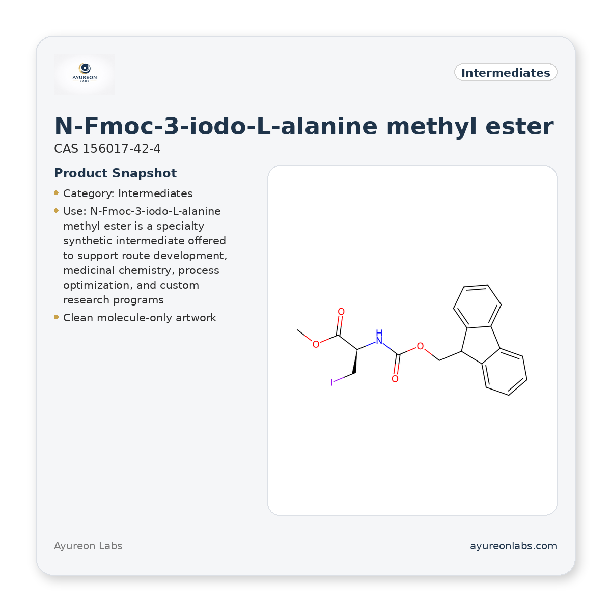 N-Fmoc-3-iodo-L-alanine methyl ester