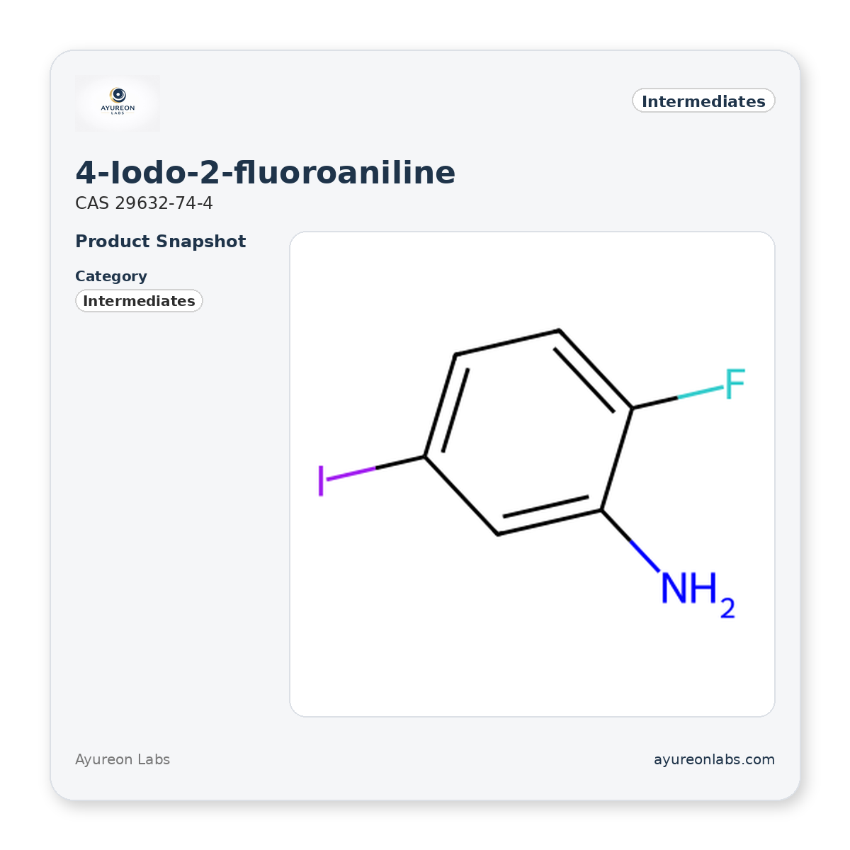 4-Iodo-2-fluoroaniline