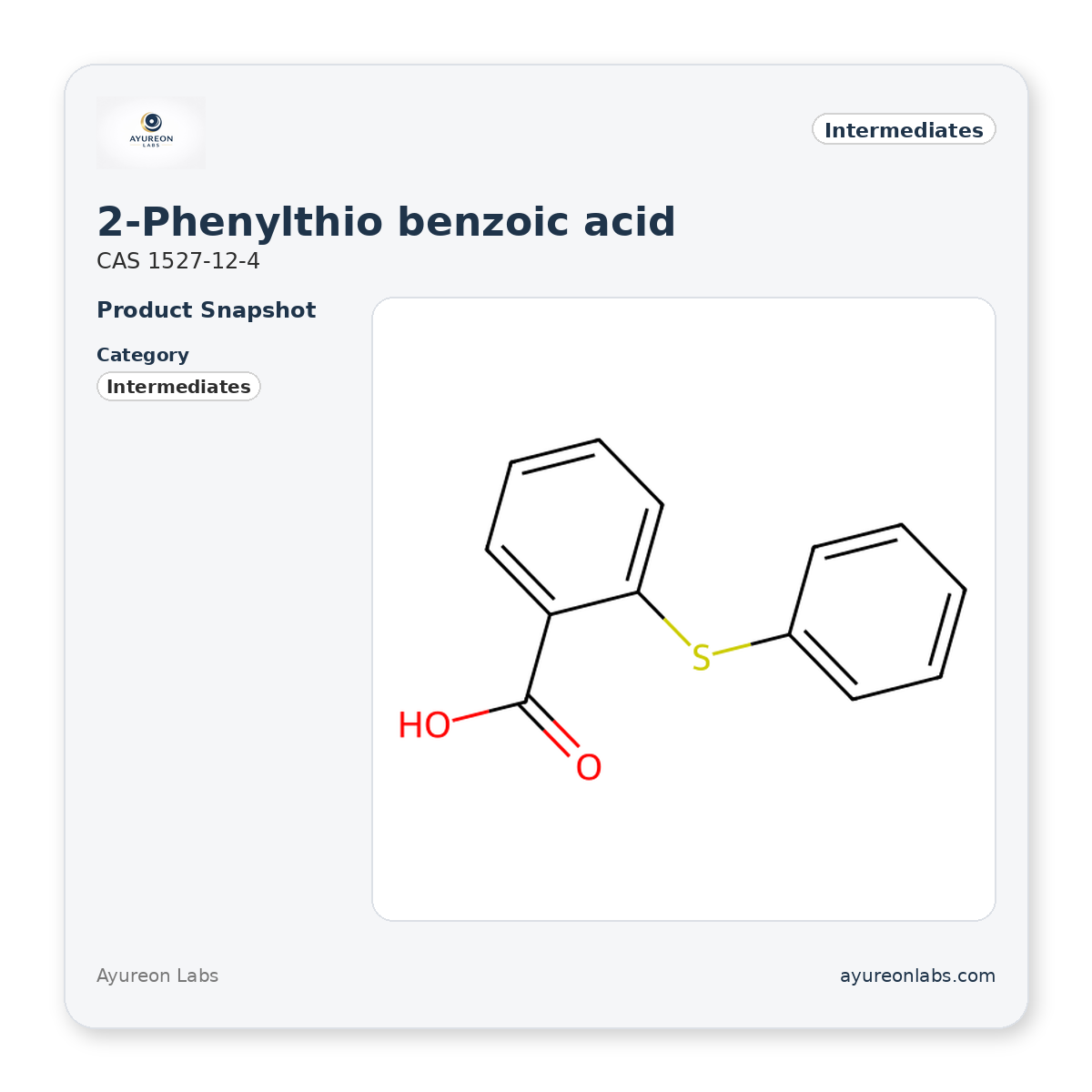 2-Phenylthio benzoic acid