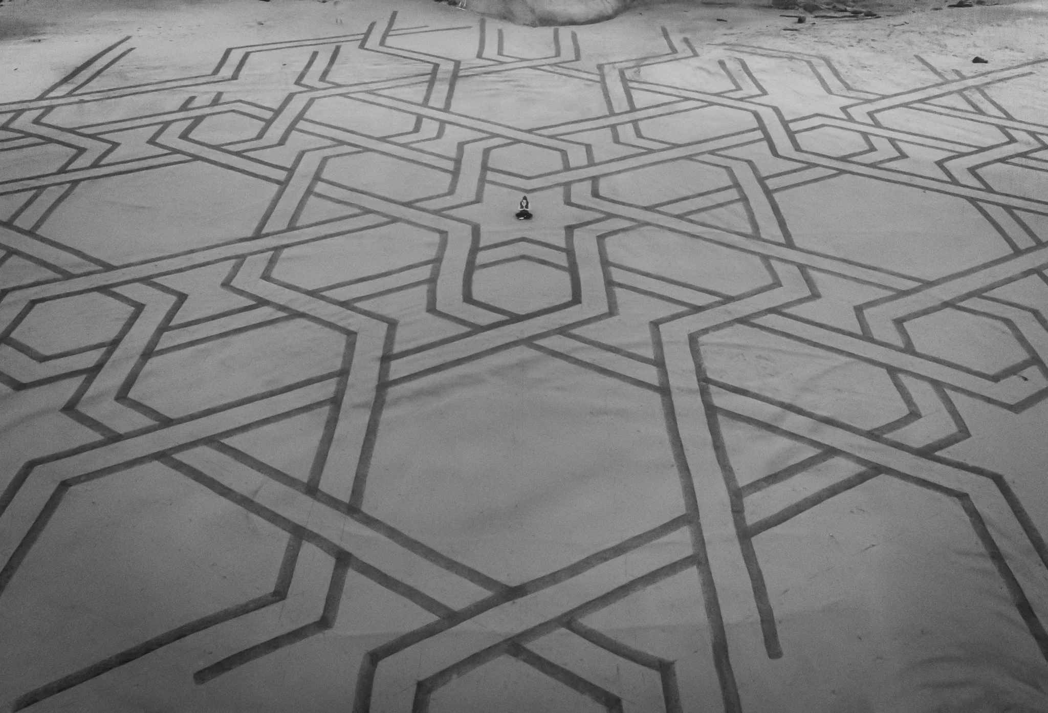 Islamic tile work inspired artwork