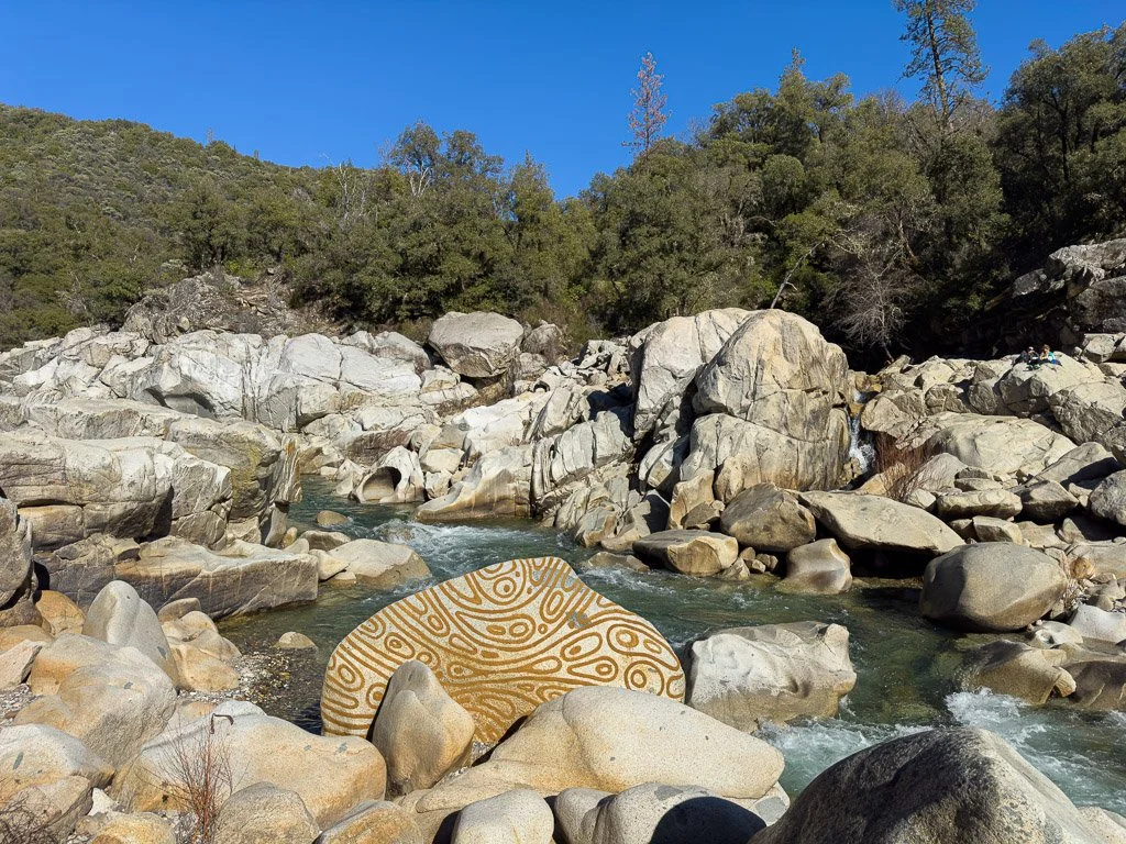 "Flow," Clay Paint, 2025, California